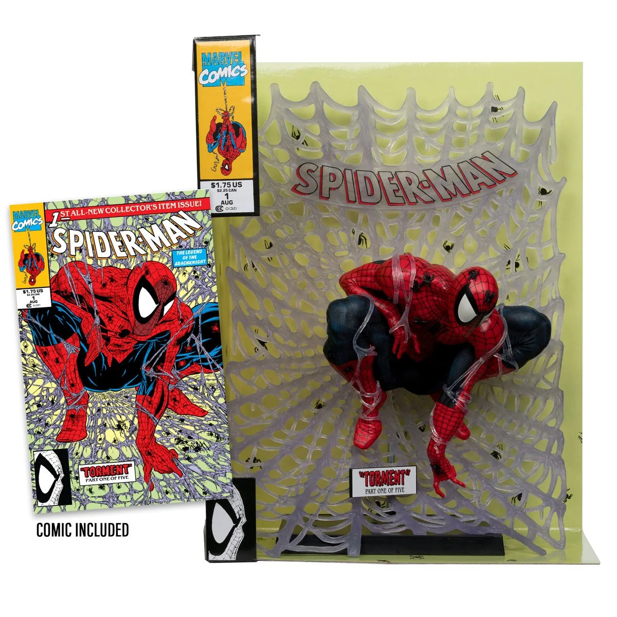 (PREVENTA) Marvel Collection Wave 6 Spider-Man #1 Spider-Man 1:6 Scale Figure with Comic