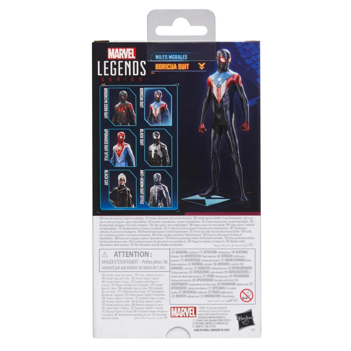 (PREVENTA) Spider-Man Marvel Legends Series Gamerverse Miles Morales Boricua Suit 6-Inch Action Figure