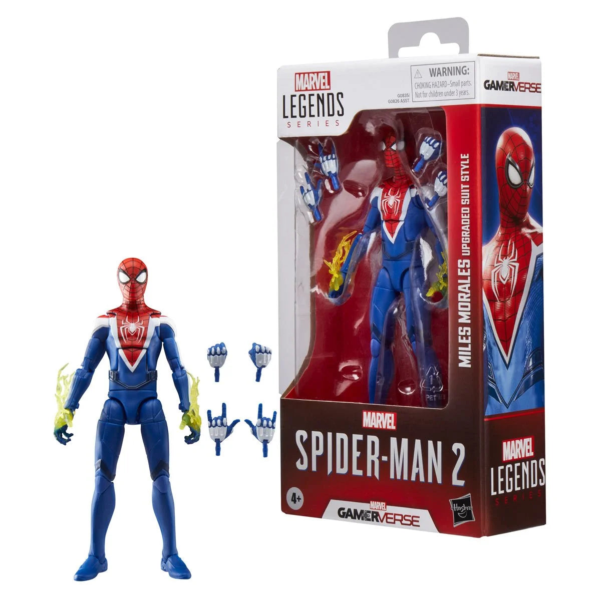 (PREVENTA) Spider-Man Marvel Legends Series Gamerverse Miles Morales Upgraded Suit Style 6-Inch Action Figure
