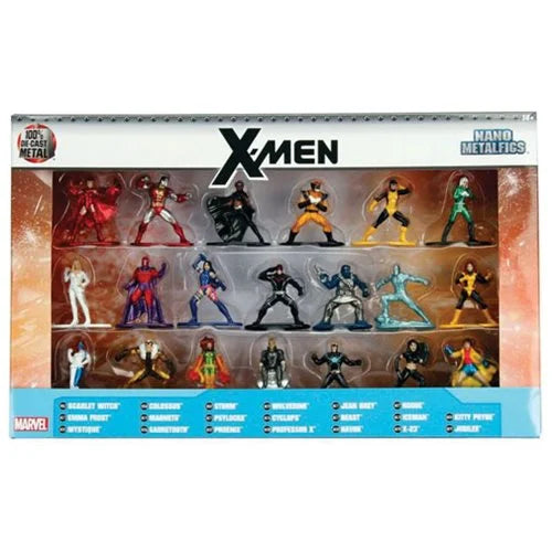 X-Men Marvel Nano Metalfigs Die-Cast Metal Mini-Figures 20-Pack