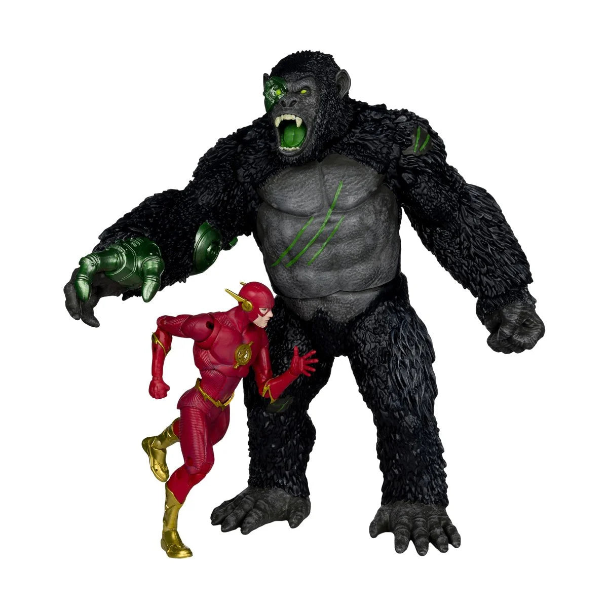 (PREVENTA) DC Multiverse Titano Megafig vs. Flash 7-Inch Scale Action Figure 2-Pack