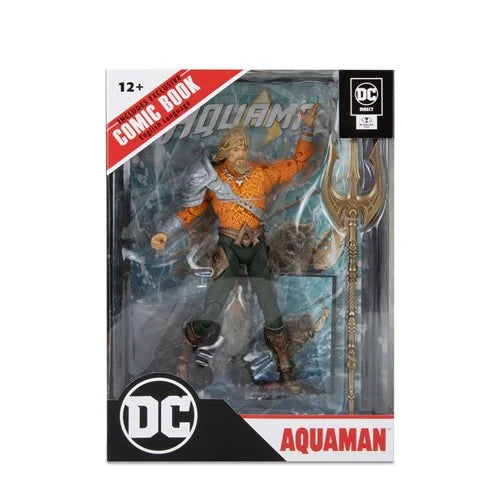 Aquaman Page Punchers Wave 3 Aquaman 7-Inch Scale Action Figure with Comic Book