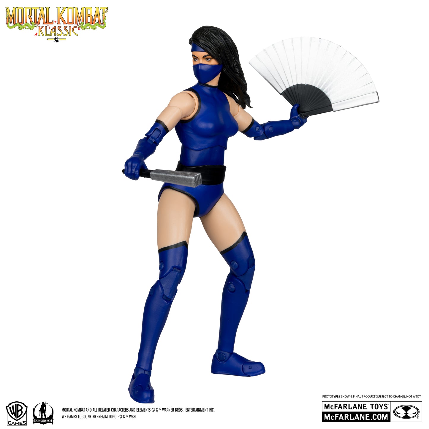 Mortal Kombat Klassic Kitana 7in Action Figure Red Platinum Edition