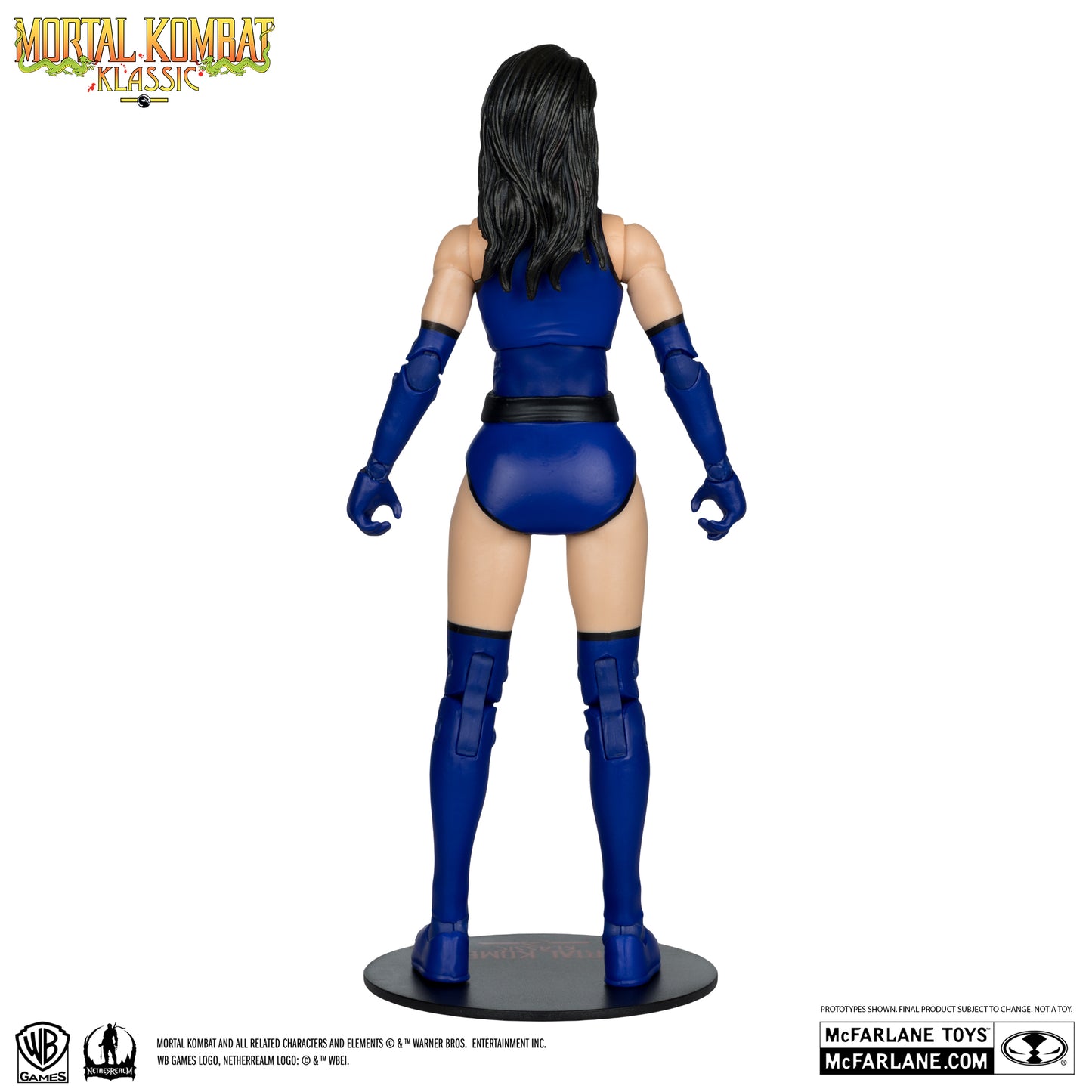 Mortal Kombat Klassic Kitana 7in Action Figure Red Platinum Edition