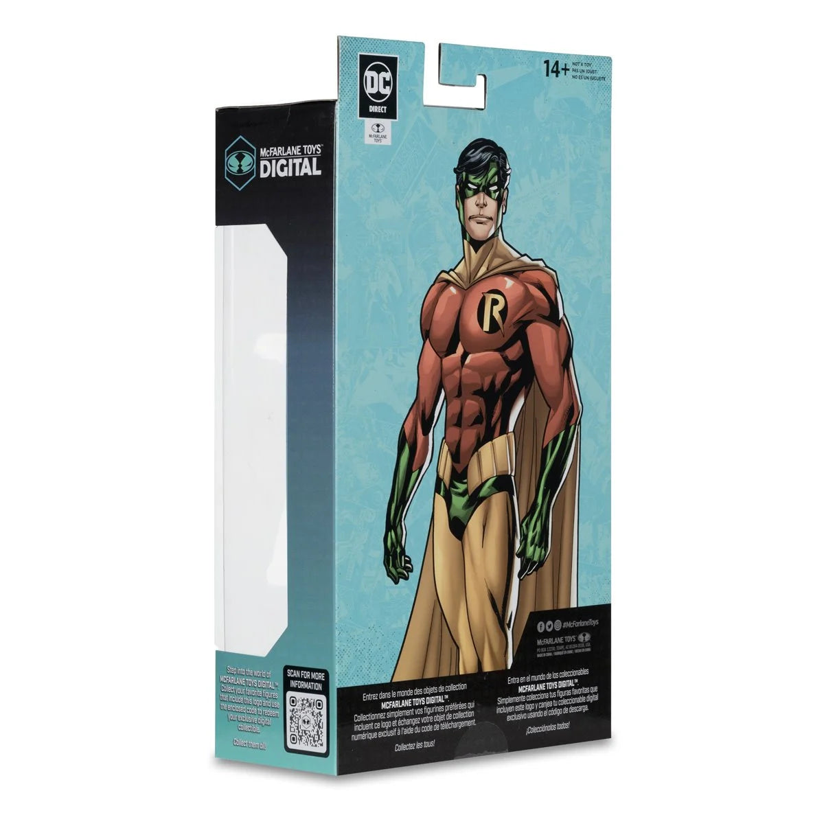 DC Wave 3 Robin Earth-2 Crisis on Infinite Earths 7-Inch Scale Action Figure with McFarlane Toys Digital Collectible