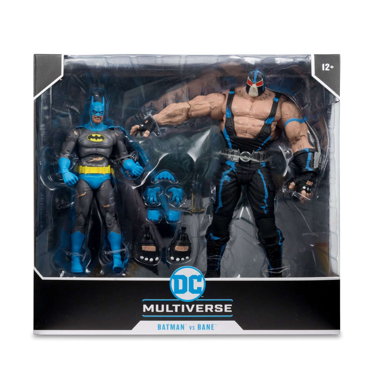 DC Multiverse: Knightfall Batman 7-Inch Scale Figure vs Bane Megafig Action Figure 2-Pack
