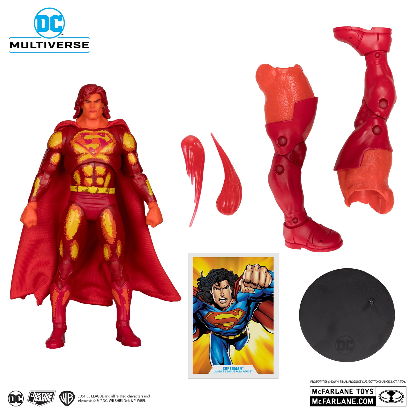 Superman (Justice League Task Force) Build-A Figure (Platinum Edition)