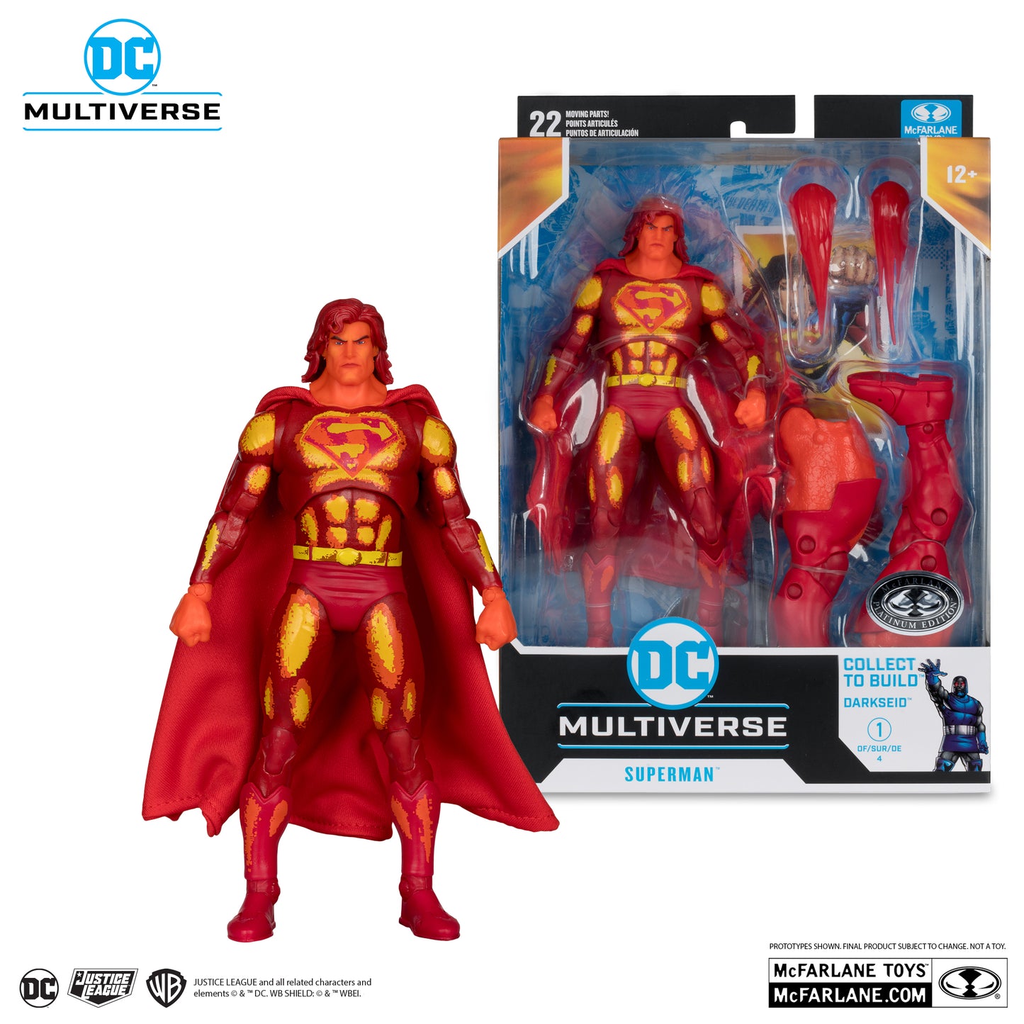 Superman (Justice League Task Force) Build-A Figure (Platinum Edition)