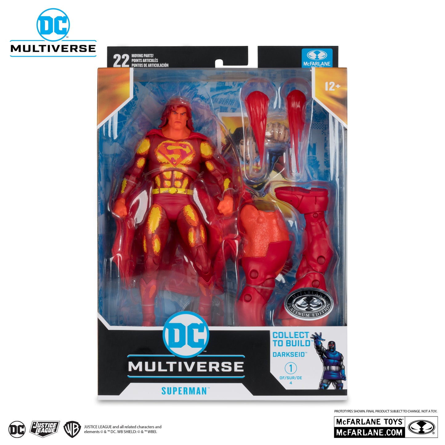 Superman (Justice League Task Force) Build-A Figure (Platinum Edition)