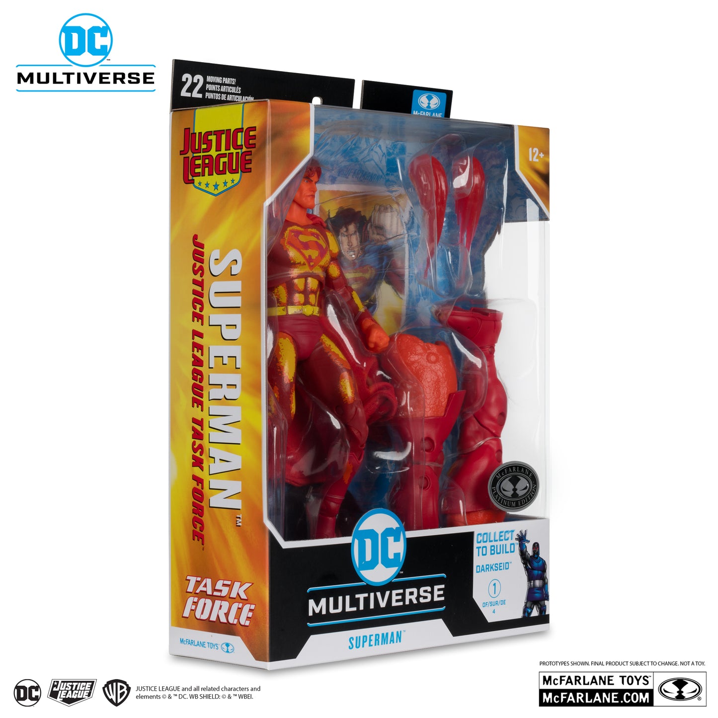 Superman (Justice League Task Force) Build-A Figure (Platinum Edition)