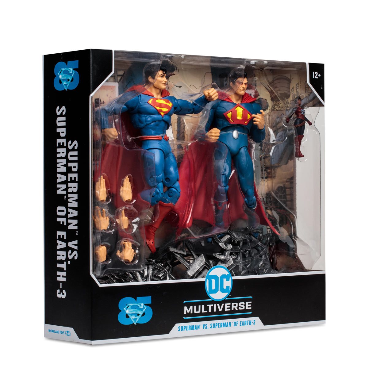 DC Superman vs. Superman of Earth-3 with Atomica 7-Inch Scale Action Figure 2-Pack