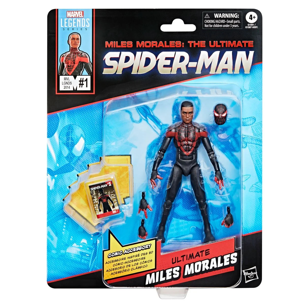 (PREVENTA) Marvel Legends Ultimate Spider-Man Miles Morales Comics-Inspired 6-Inch Action Figure