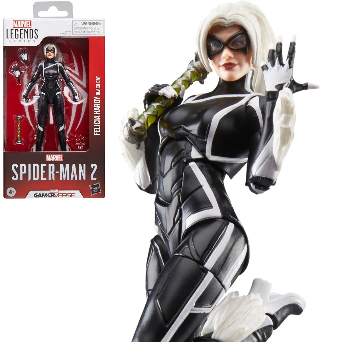(PREVENTA) Spider-Man Marvel Legends Series Gamerverse Black Cat Felicia Hardy 6-Inch Action Figure