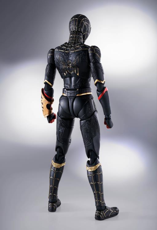 Spider-Man: No Way Home Spider-Man Black and Gold Suit S.H.Figuarts Action Figure