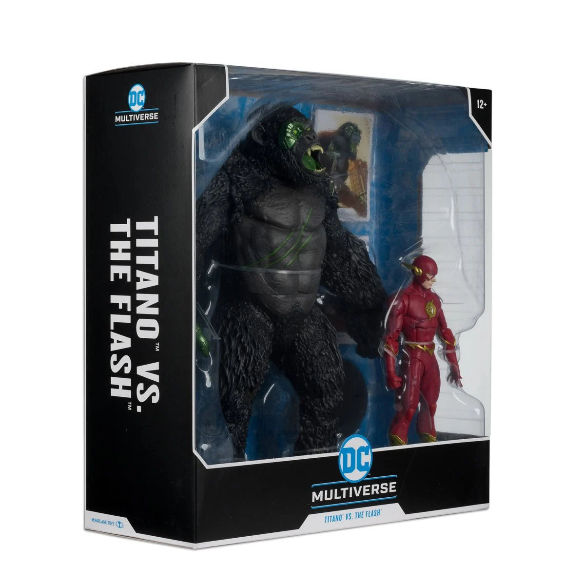 (PREVENTA) DC Multiverse Titano Megafig vs. Flash 7-Inch Scale Action Figure 2-Pack