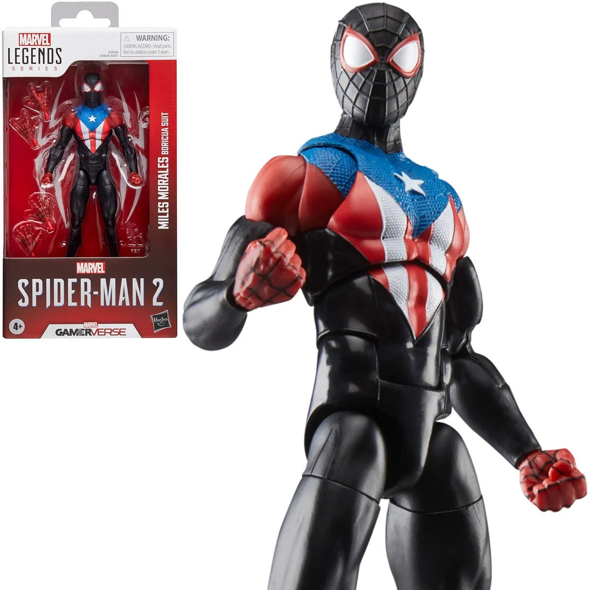 (PREVENTA) Spider-Man Marvel Legends Series Gamerverse Miles Morales Boricua Suit 6-Inch Action Figure