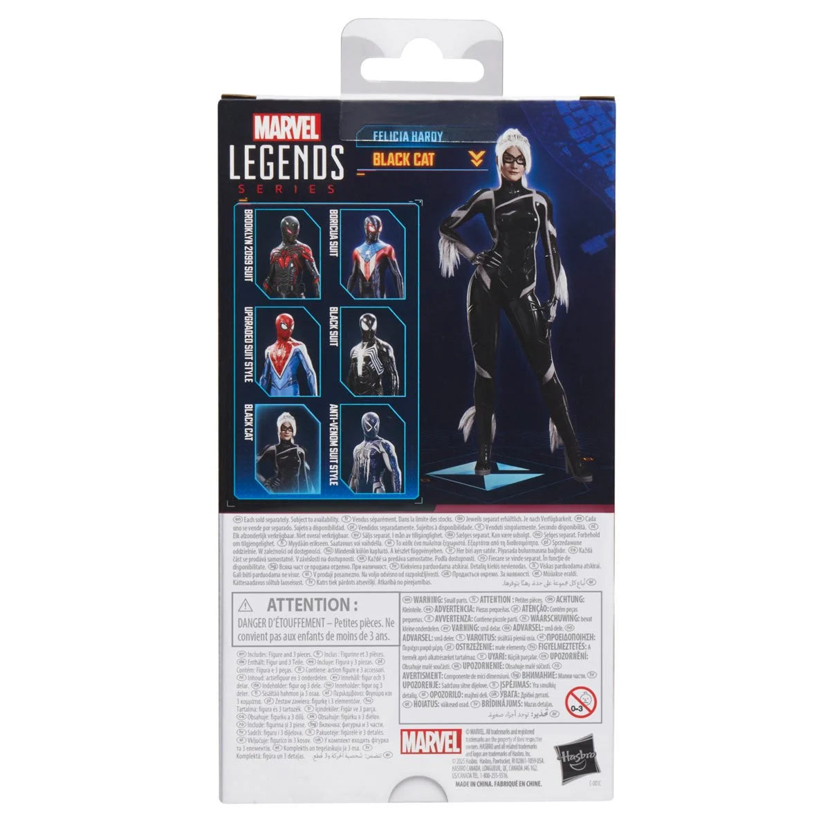(PREVENTA) Spider-Man Marvel Legends Series Gamerverse Black Cat Felicia Hardy 6-Inch Action Figure