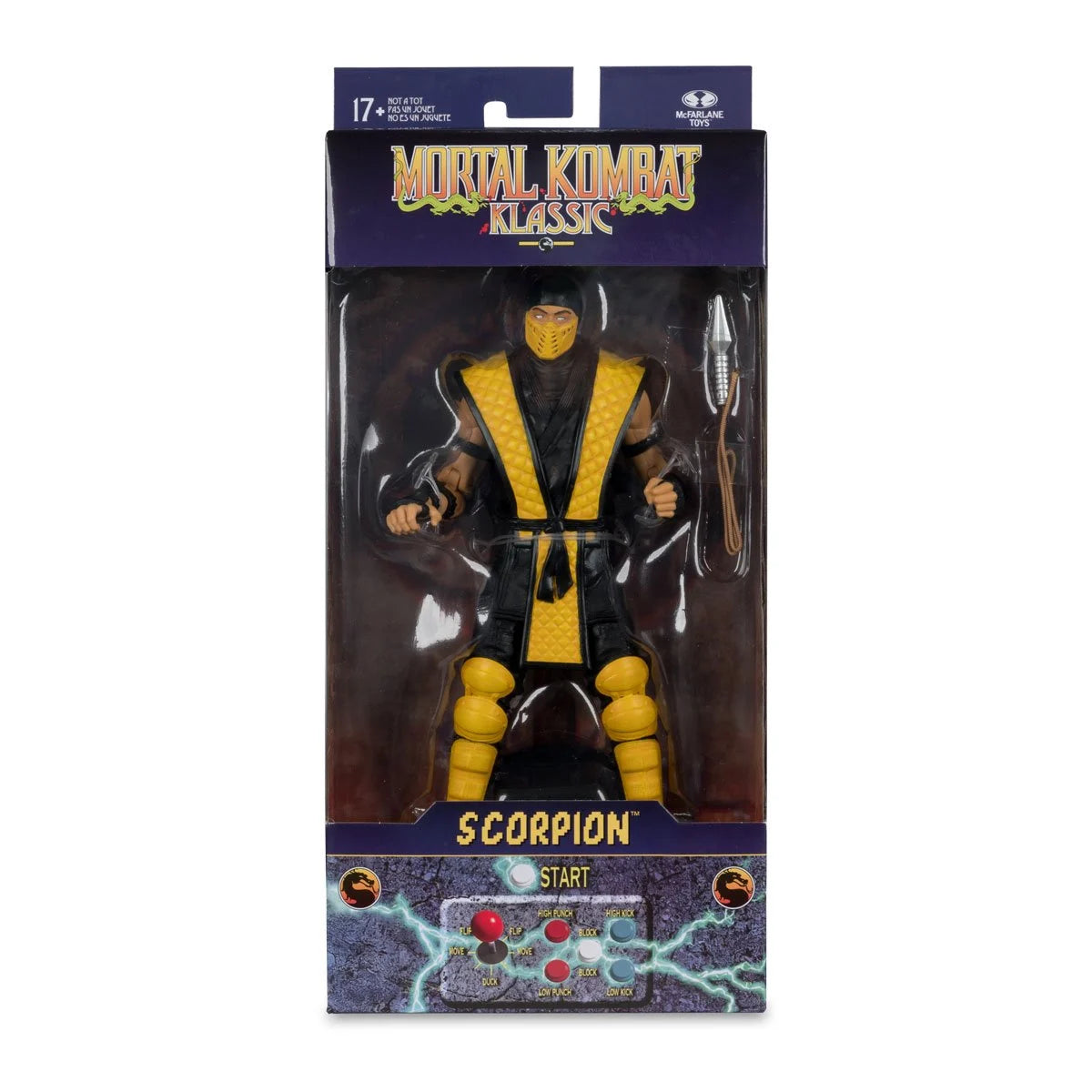 (PREVENTA) Mortal Kombat Klassics Wave 1 Scorpion 7-Inch Scale Action Figure