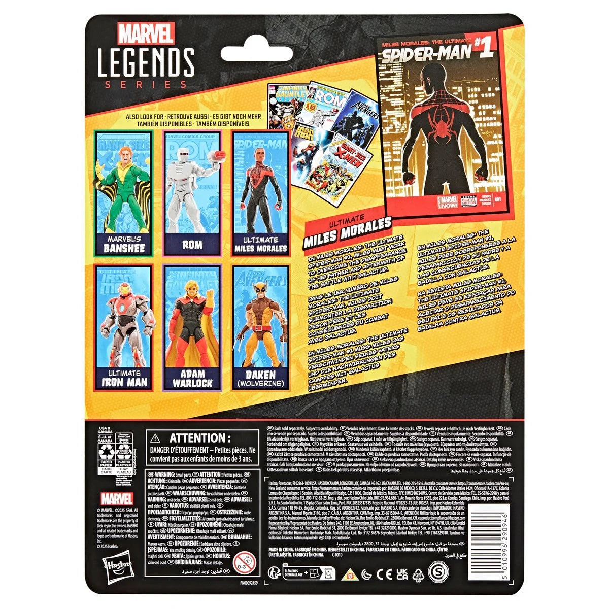 (PREVENTA) Marvel Legends Ultimate Spider-Man Miles Morales Comics-Inspired 6-Inch Action Figure