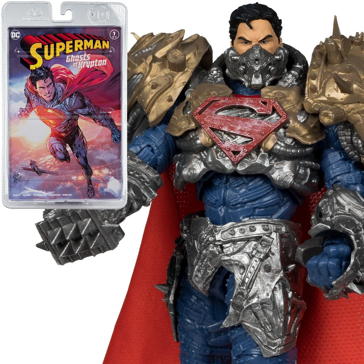 DC Page Punchers Superman Wave 5 Superman 7-Inch Scale Action Figure with Comic Book