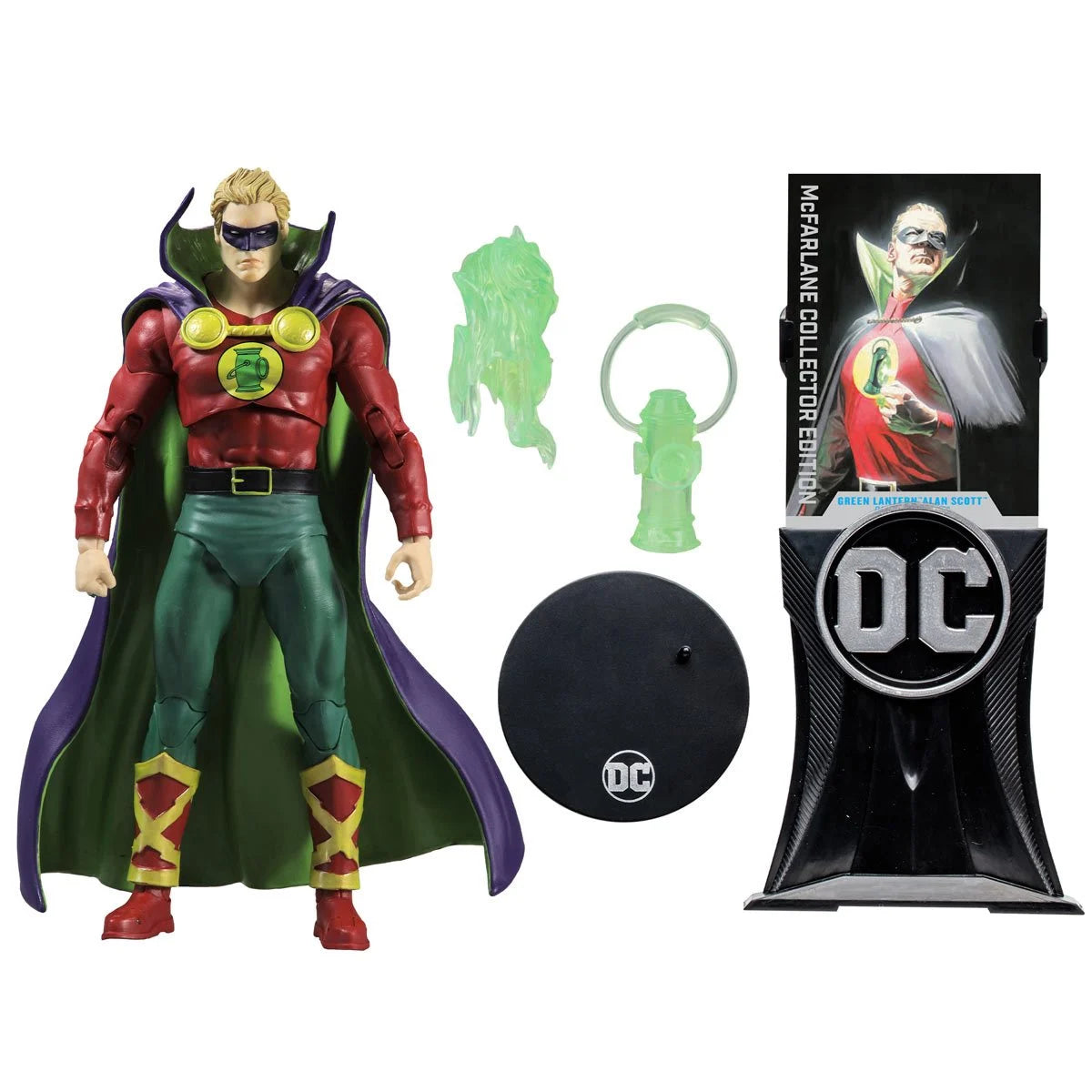 DC McFarlane Collector Edition Wave 1 Green Lantern Alan Scott Day of Vengeance 7-Inch Scale Action Figure