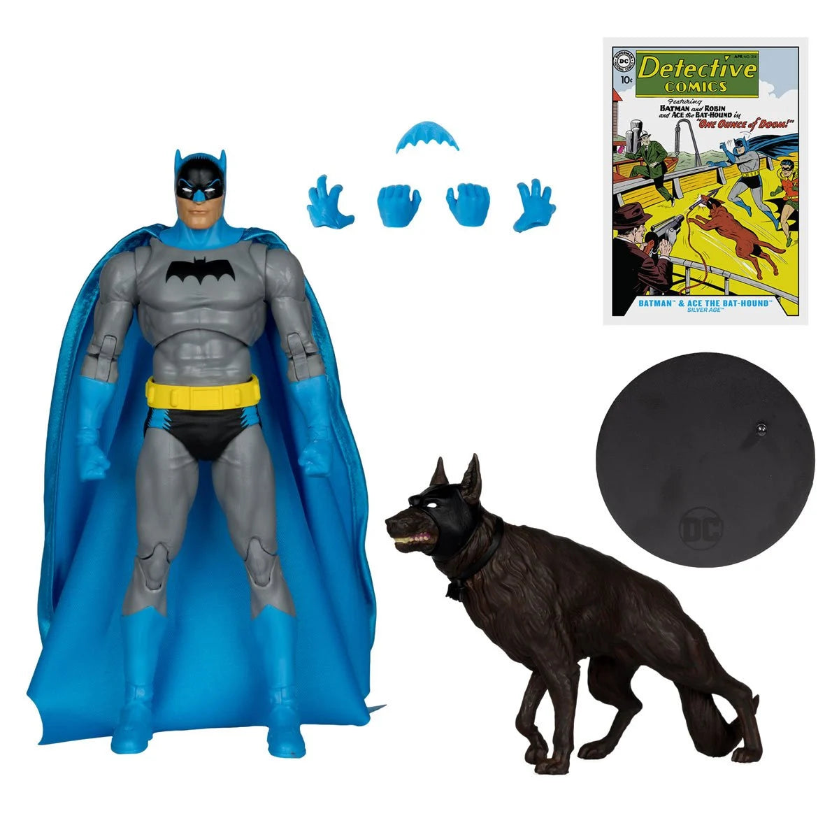 (PREVENTA) DC Multiverse Batman Wave 3 DC Multiverse Batman and Ace the Bat-Hound Silver Age 7-Inch Scale Action Figure