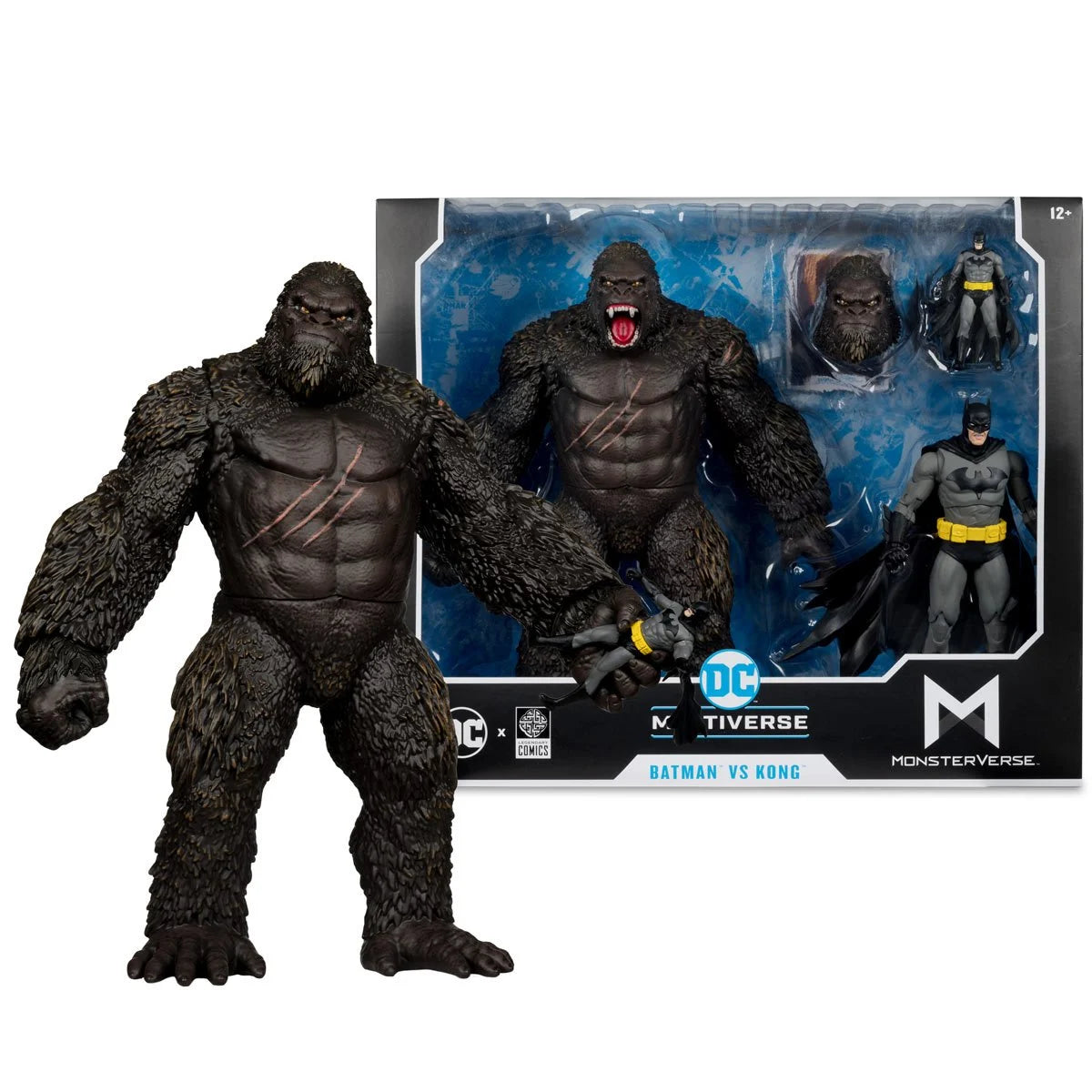DC Multiverse Batman vs. Kong Megafig Justice League vs. Godzilla vs. Kong Action Figure 2-Pack