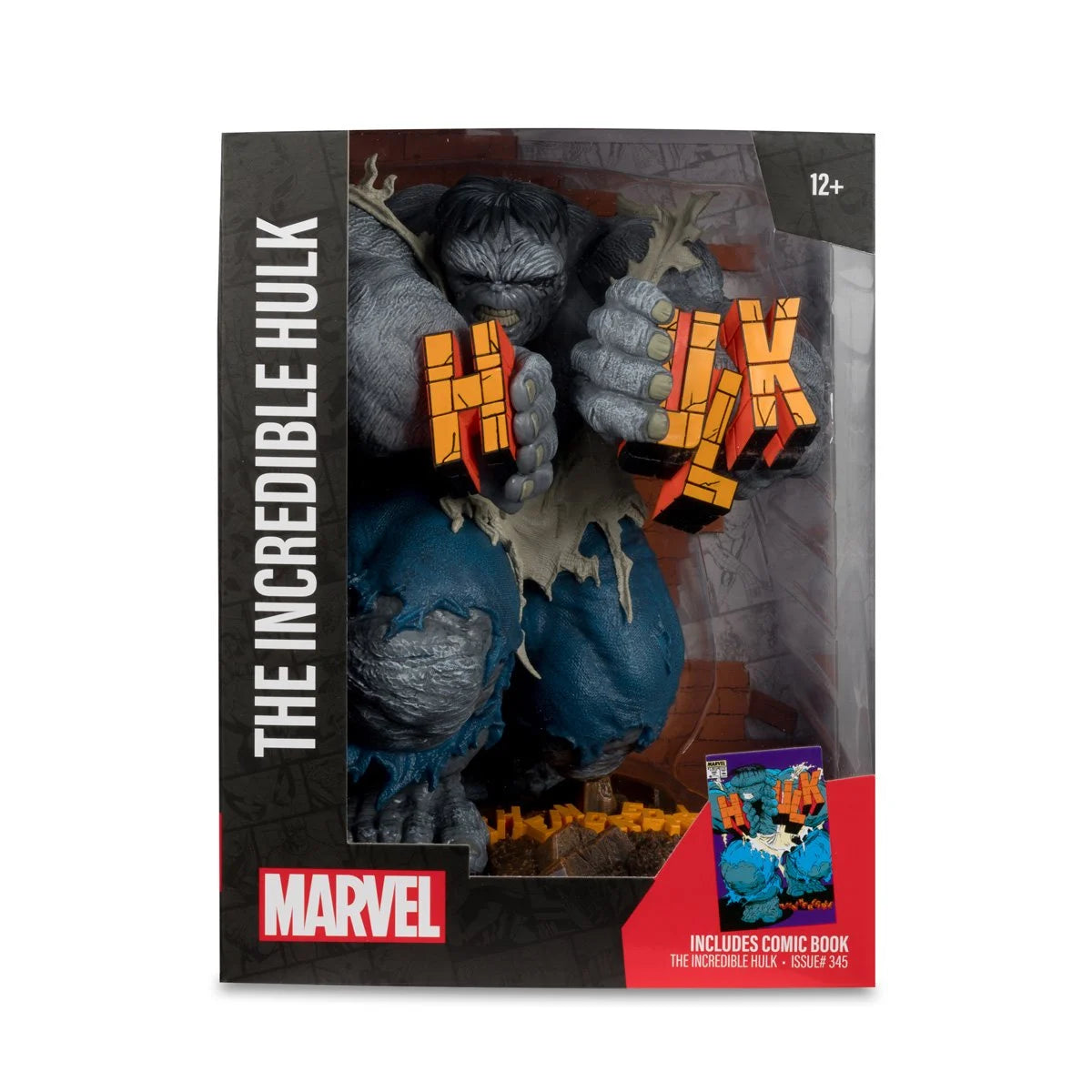 (PREVENTA) Marvel Wave 2 The Incredible Hulk #345 1:6 Scale Posed Figure with Scene