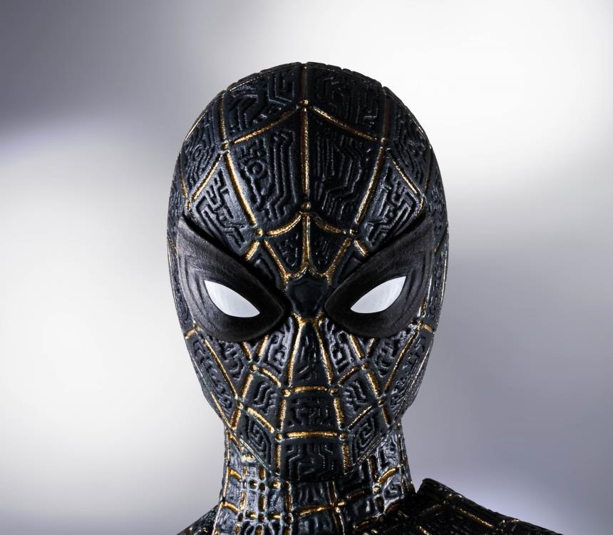 Spider-Man: No Way Home Spider-Man Black and Gold Suit S.H.Figuarts Action Figure