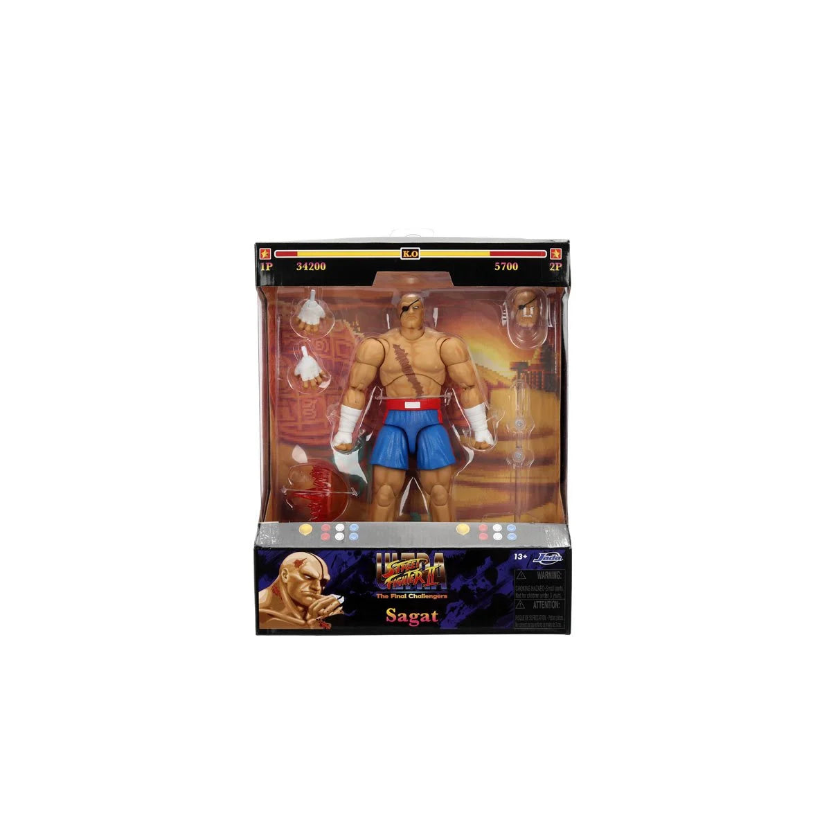 (PREVENTA) Ultra Street Fighter II Sagat 6-Inch Scale Deluxe Action Figure