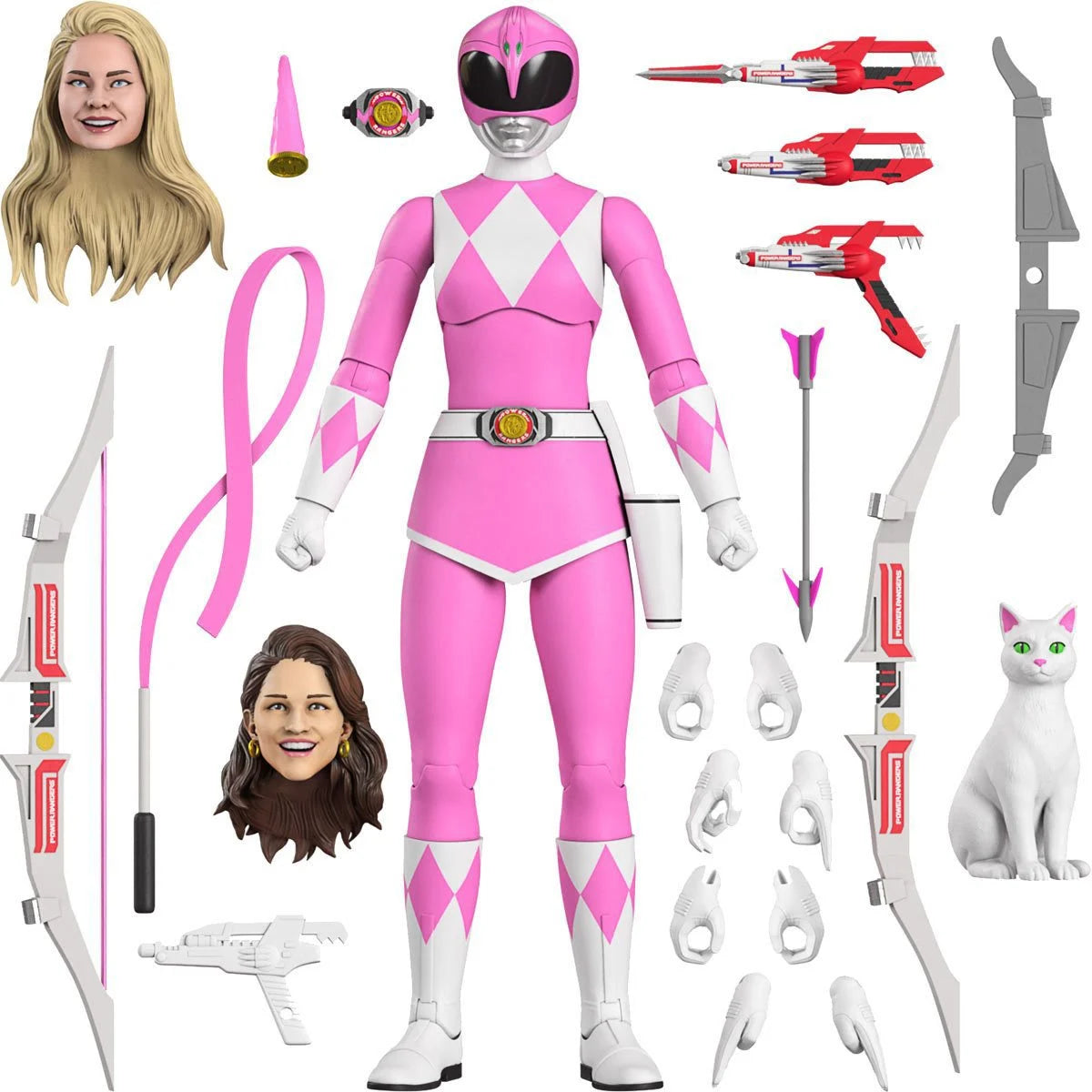 Power Rangers Ultimates Mighty Morphin Pink Ranger 7-Inch Action Figure