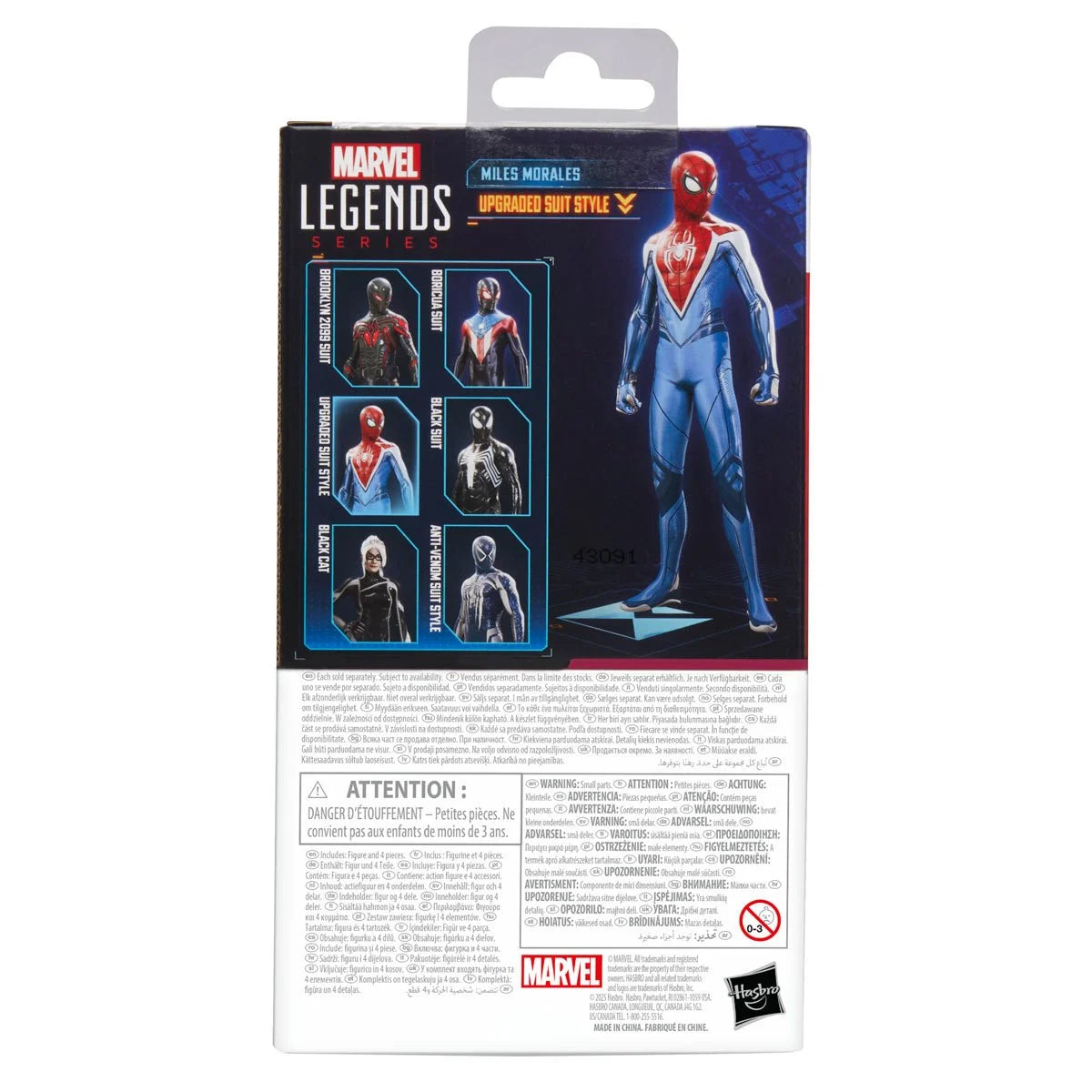 (PREVENTA) Spider-Man Marvel Legends Series Gamerverse Miles Morales Upgraded Suit Style 6-Inch Action Figure