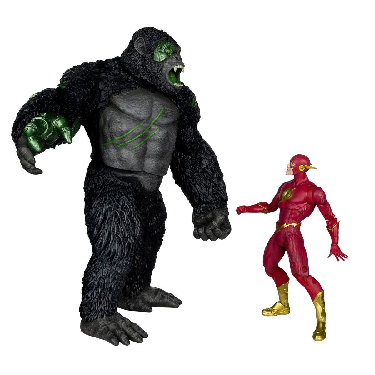 (PREVENTA) DC Multiverse Titano Megafig vs. Flash 7-Inch Scale Action Figure 2-Pack
