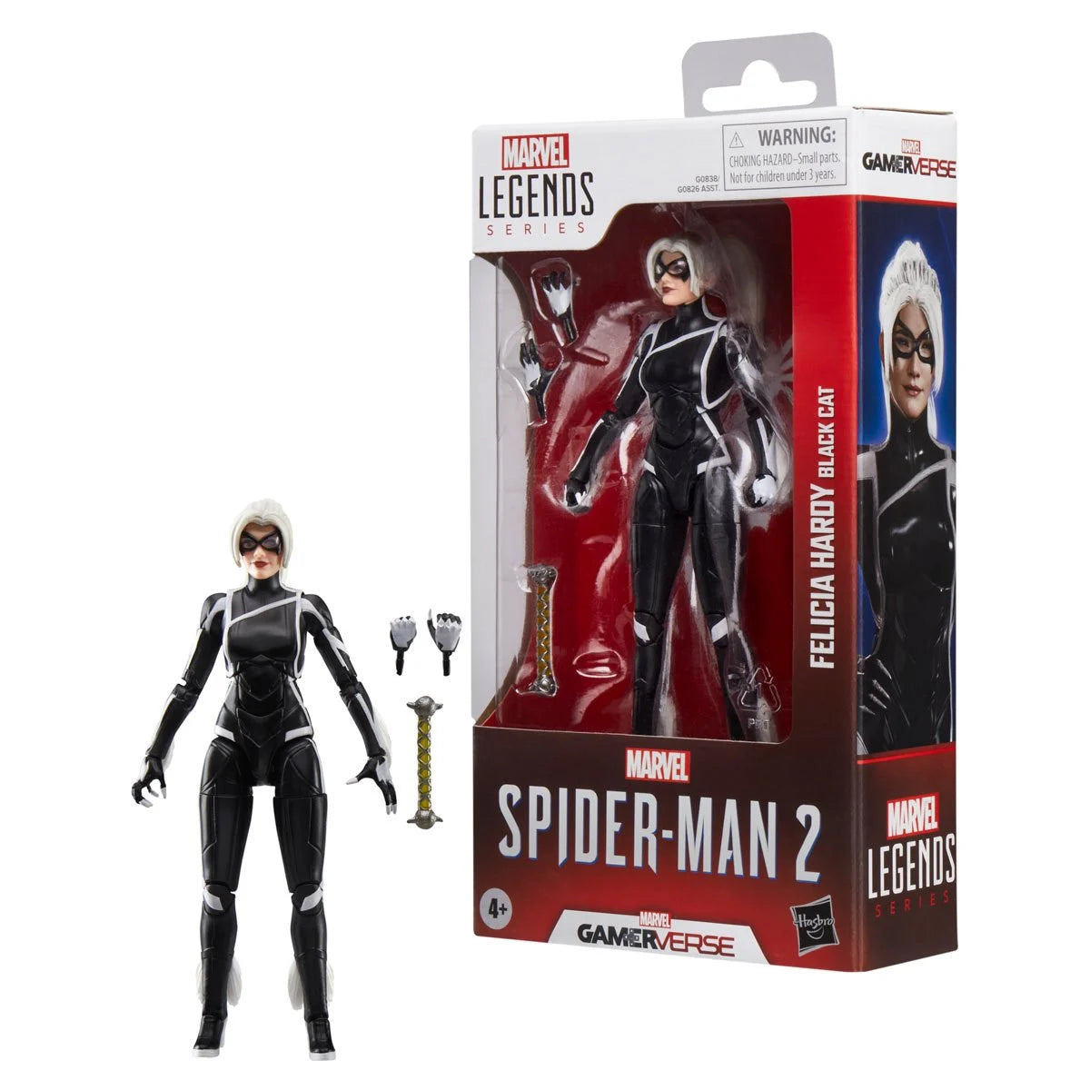 (PREVENTA) Spider-Man Marvel Legends Series Gamerverse Black Cat Felicia Hardy 6-Inch Action Figure