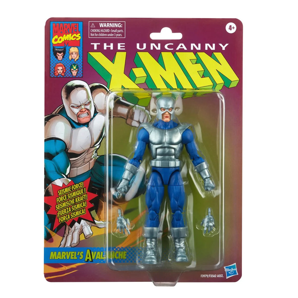 X-Men Marvel Legends Retro Avalanche 6-Inch Action Figure