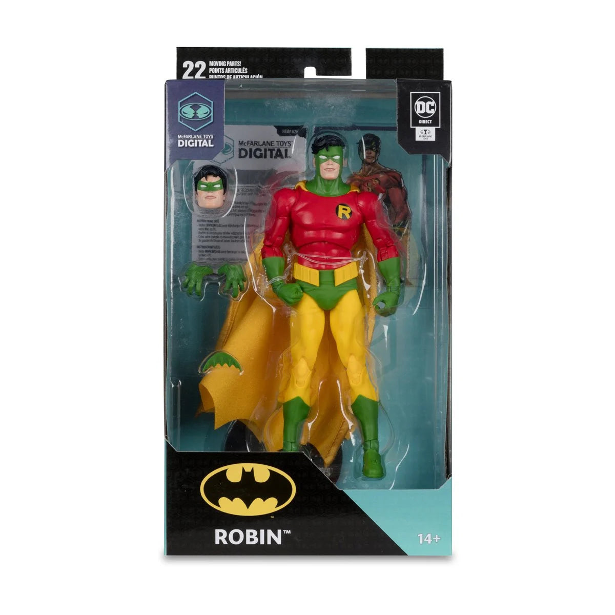 DC Wave 3 Robin Earth-2 Crisis on Infinite Earths 7-Inch Scale Action Figure with McFarlane Toys Digital Collectible