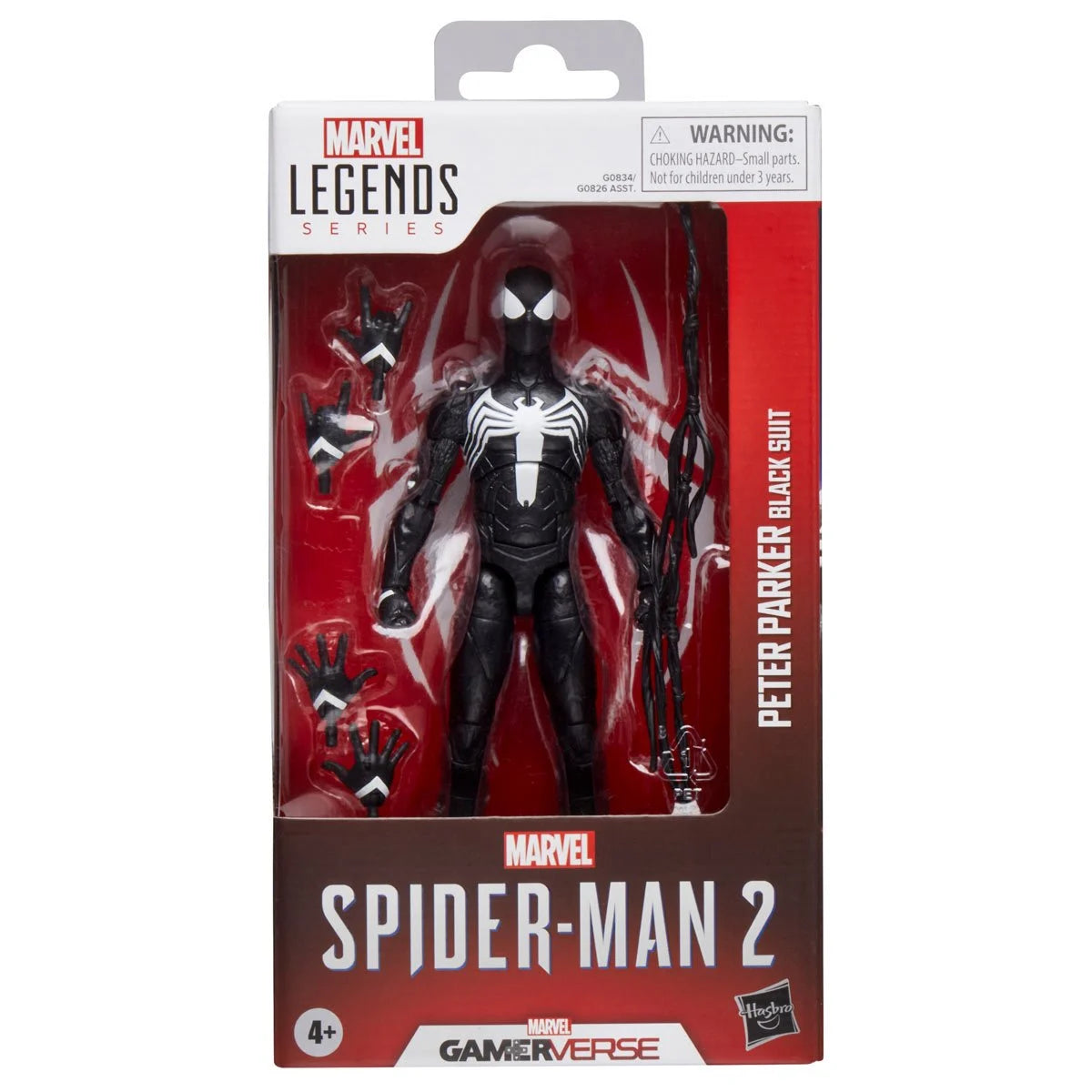 (PREVENTA) Spider-Man Marvel Legends Series Gamerverse Peter Parker Black Suit 6-Inch Action Figure