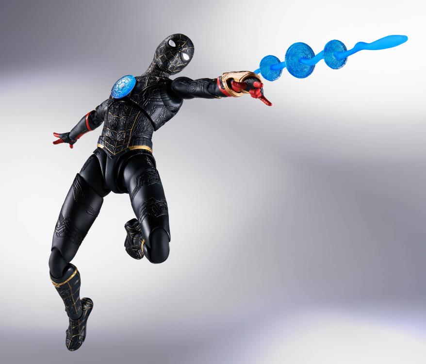Spider-Man: No Way Home Spider-Man Black and Gold Suit S.H.Figuarts Action Figure