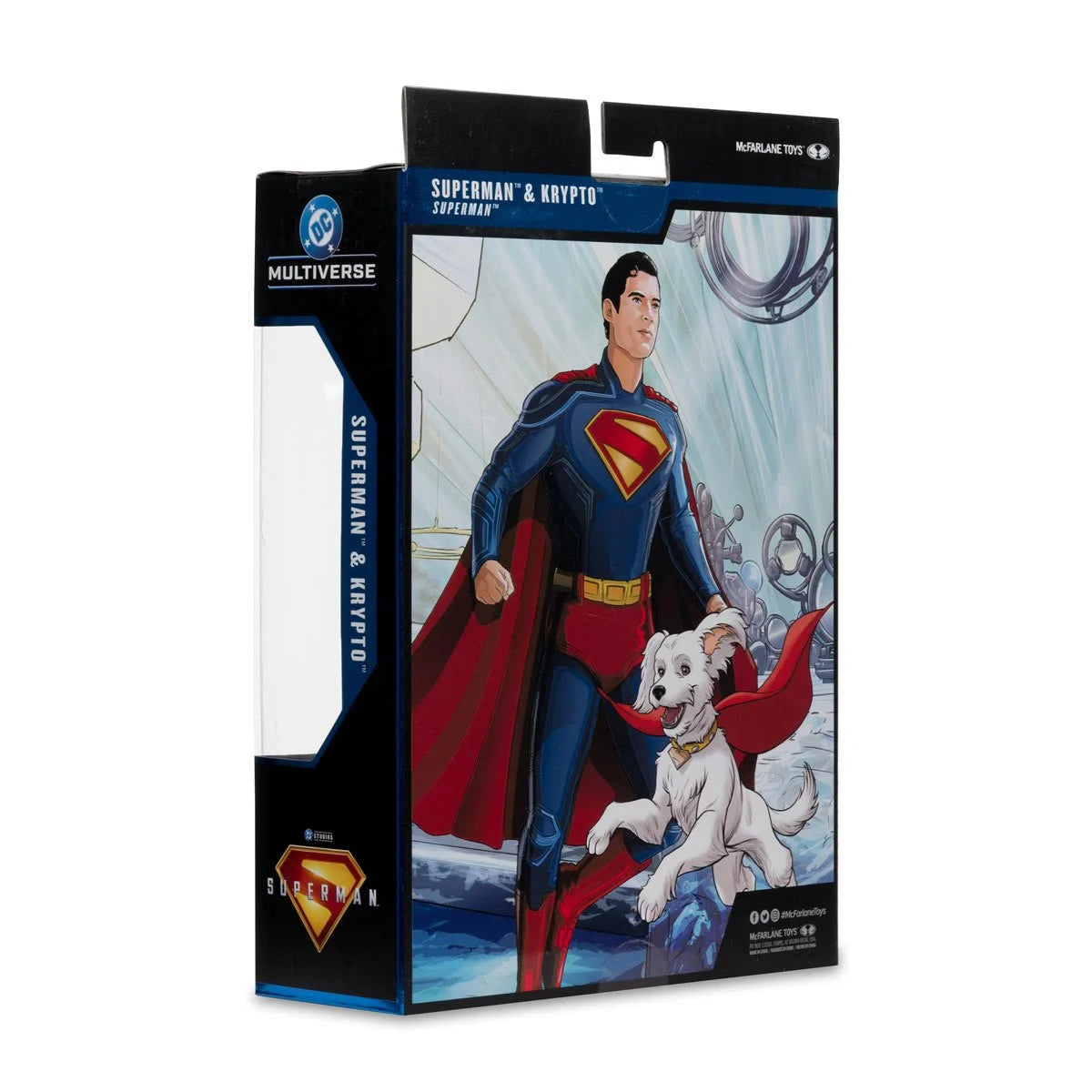 (PREVENTA) DC Multiverse Theatrical Deluxe Wave 1 Superman Movie Superman and Krypto 7-Inch Scale Action Figure