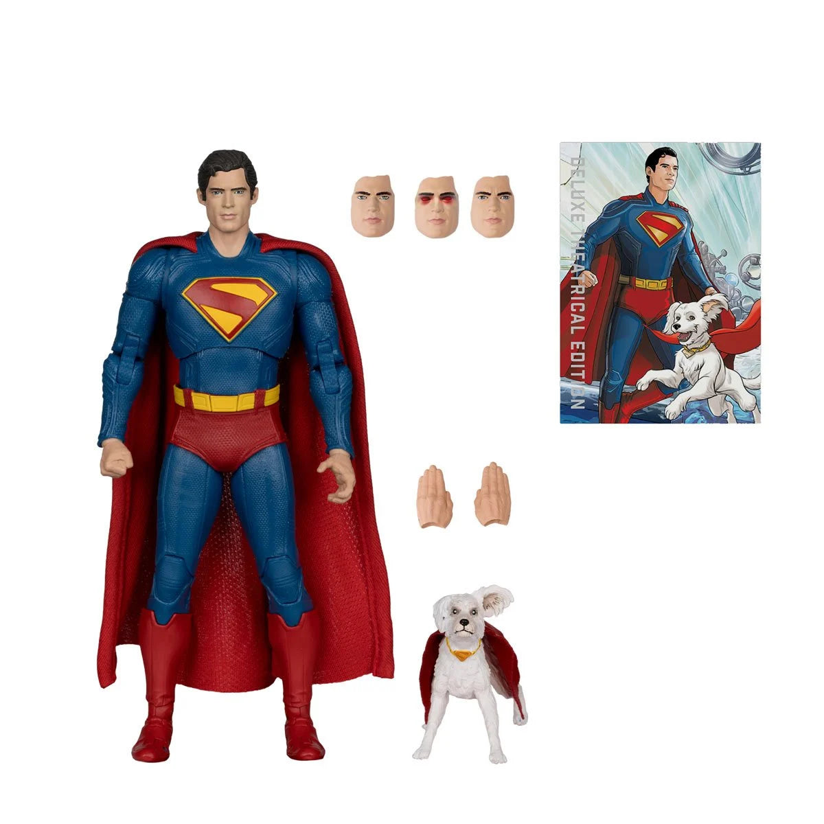 (PREVENTA) DC Multiverse Theatrical Deluxe Wave 1 Superman Movie Superman and Krypto 7-Inch Scale Action Figure