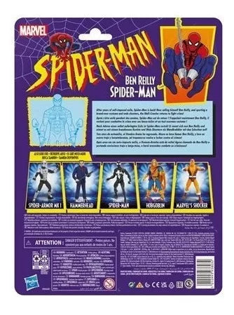 Spider-Man Retro Marvel Legends Ben Reilly Spider-Man 6-Inch Action Figure