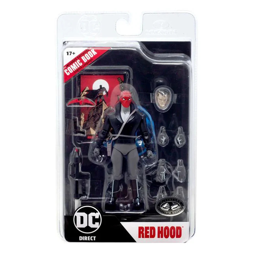 DC Page Punchers Wave 7 Red Hood Batman: The Adventures Continue (Platinum Edition 6-Inch Scale Action Figure with Comic