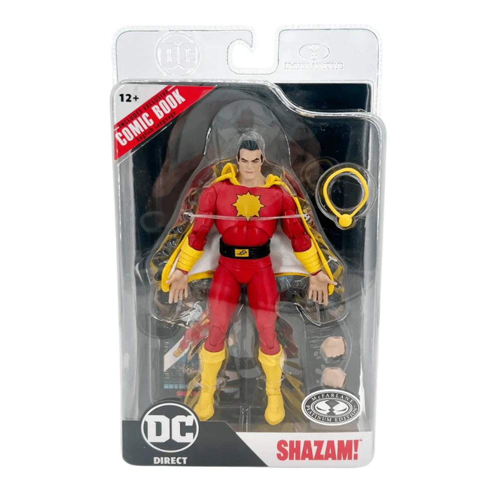 DC Page Punchers Wave 7 Shazam! Dawn of DC (Platinum Edition) 7-Inch Scale Action Figure with Comic