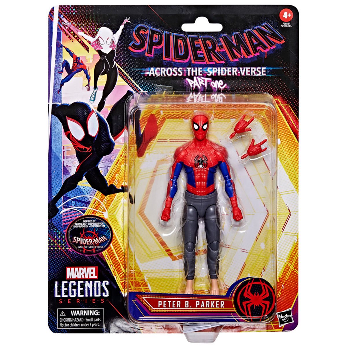 Spider-Man Across The Spider-Verse Marvel Legends Peter B. Parker 6-Inch Action Figure