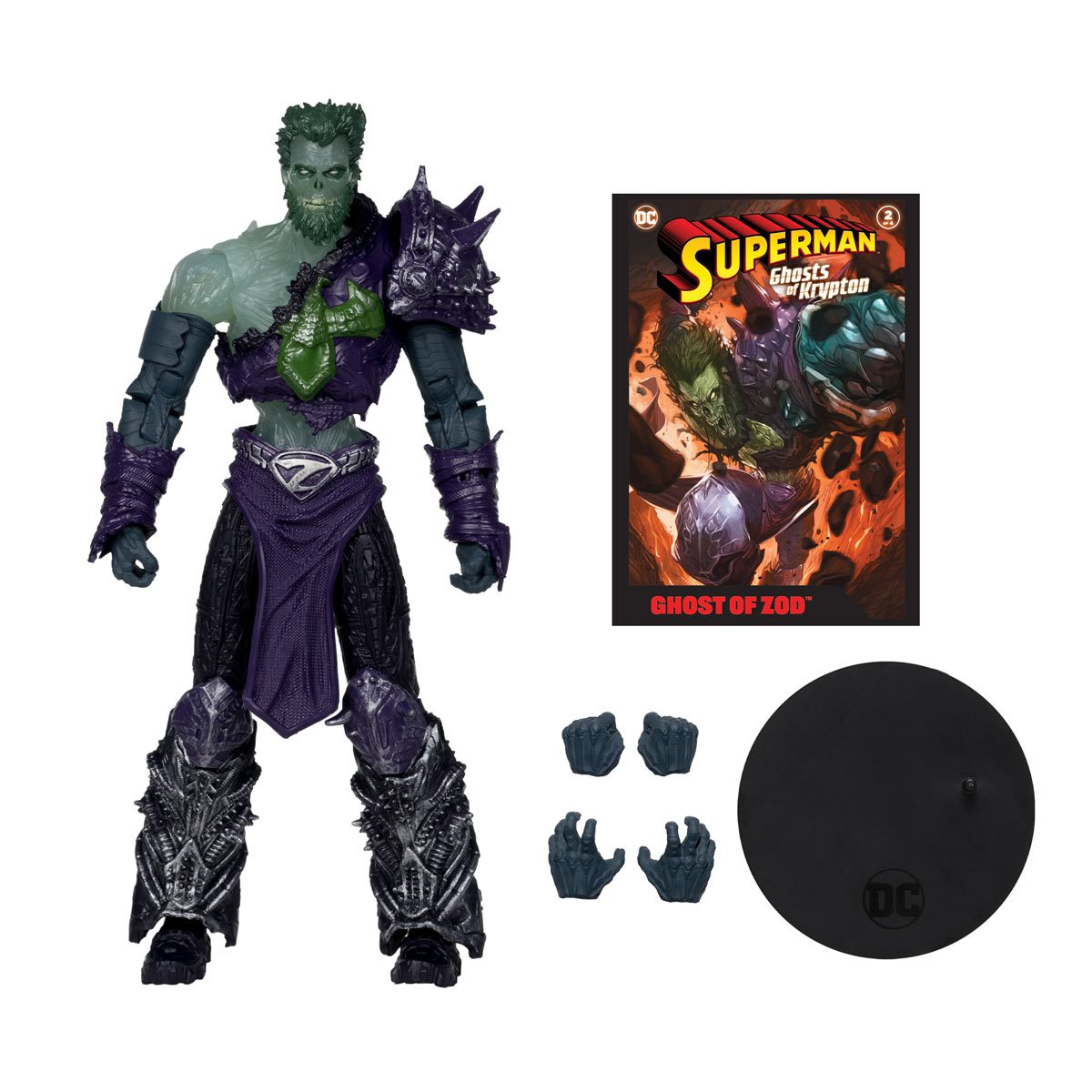 DC Page Punchers Superman Wave 5 Ghost of Zod 7-Inch Scale Action Figure with Comic Book
