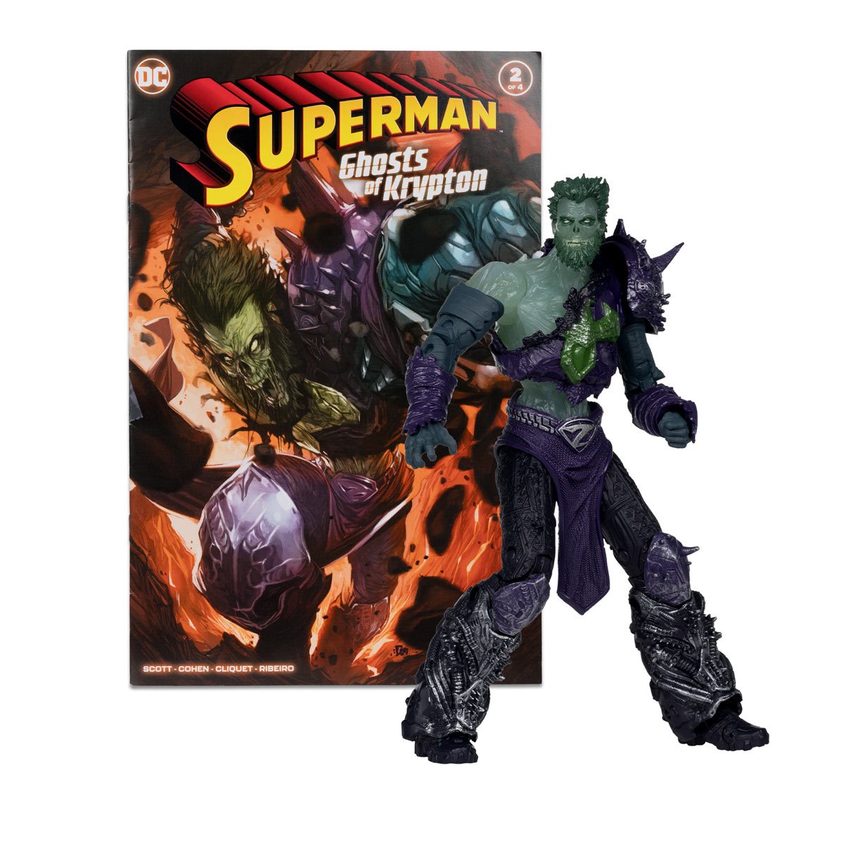 DC Page Punchers Superman Wave 5 Ghost of Zod 7-Inch Scale Action Figure with Comic Book