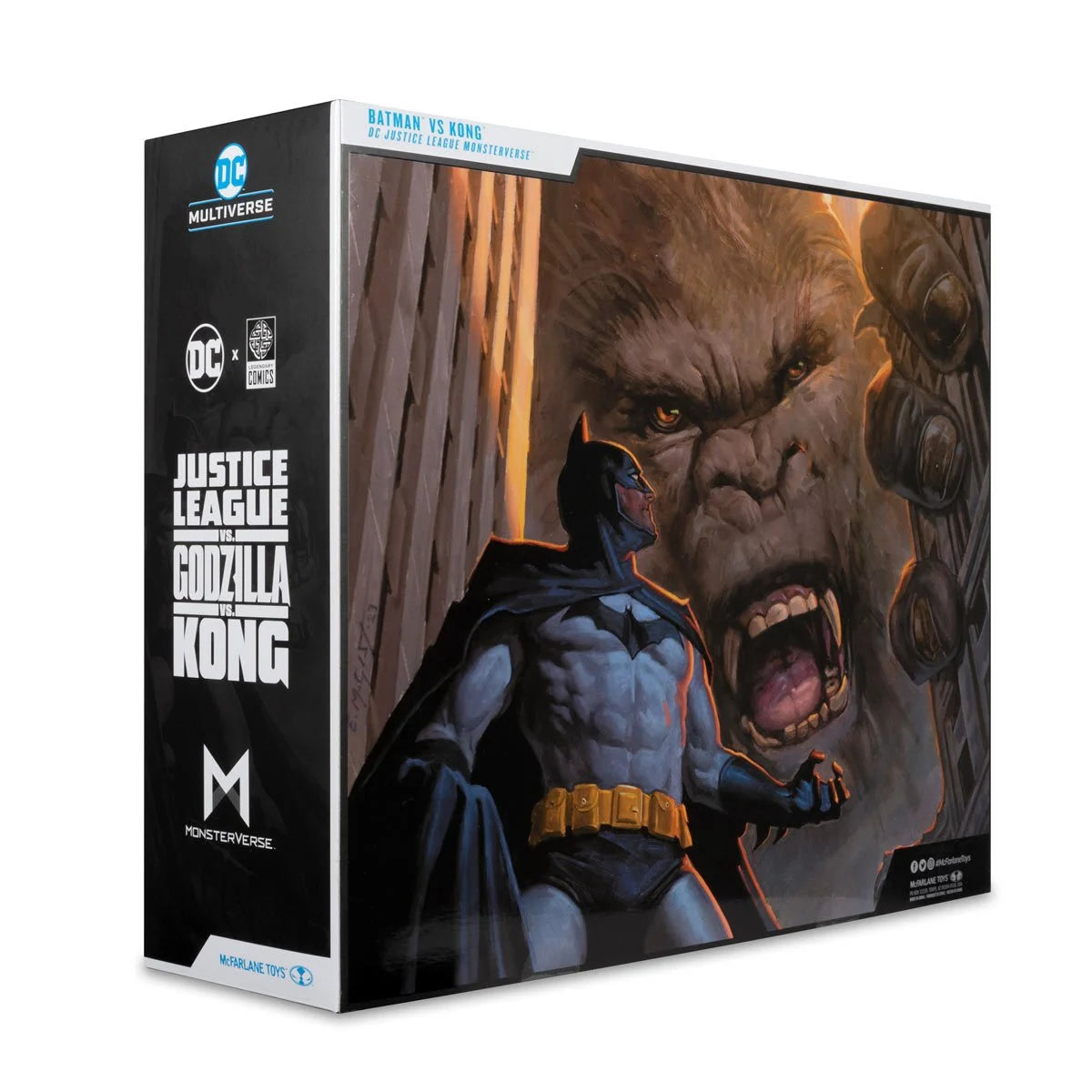 DC Multiverse Batman vs. Kong Megafig Justice League vs. Godzilla vs. Kong Action Figure 2-Pack