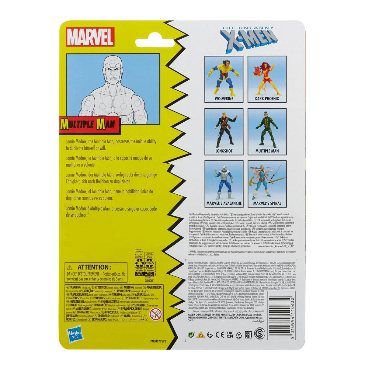 X-Men Marvel Legends Retro Multiple Man 6-Inch Action Figure