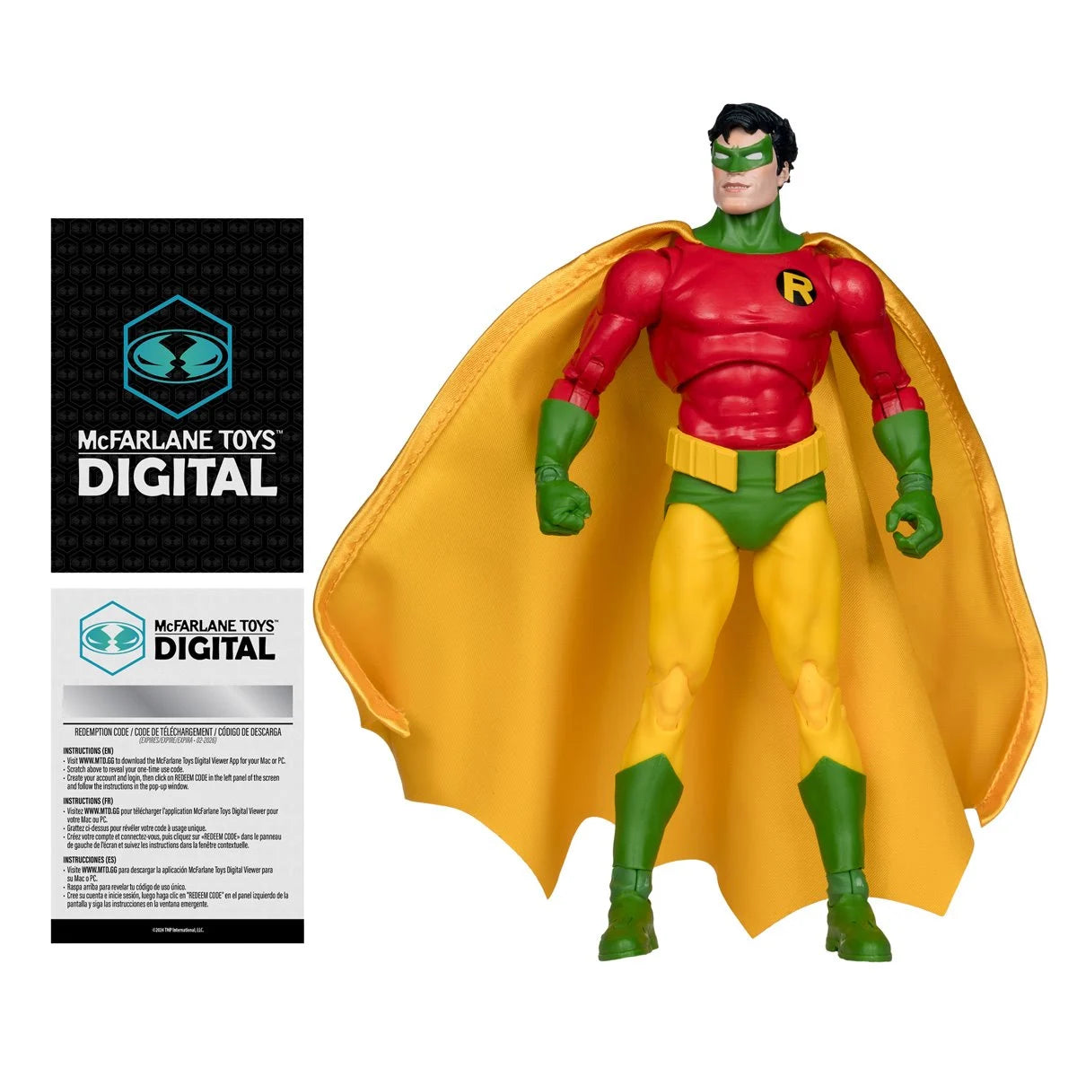 DC Wave 3 Robin Earth-2 Crisis on Infinite Earths 7-Inch Scale Action Figure with McFarlane Toys Digital Collectible
