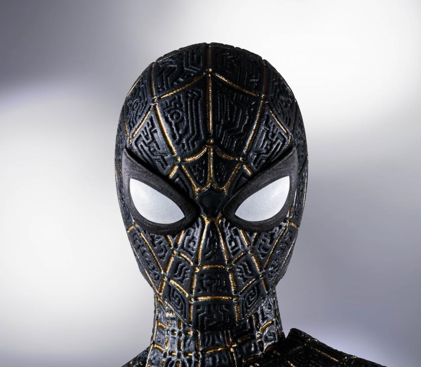 Spider-Man: No Way Home Spider-Man Black and Gold Suit S.H.Figuarts Action Figure